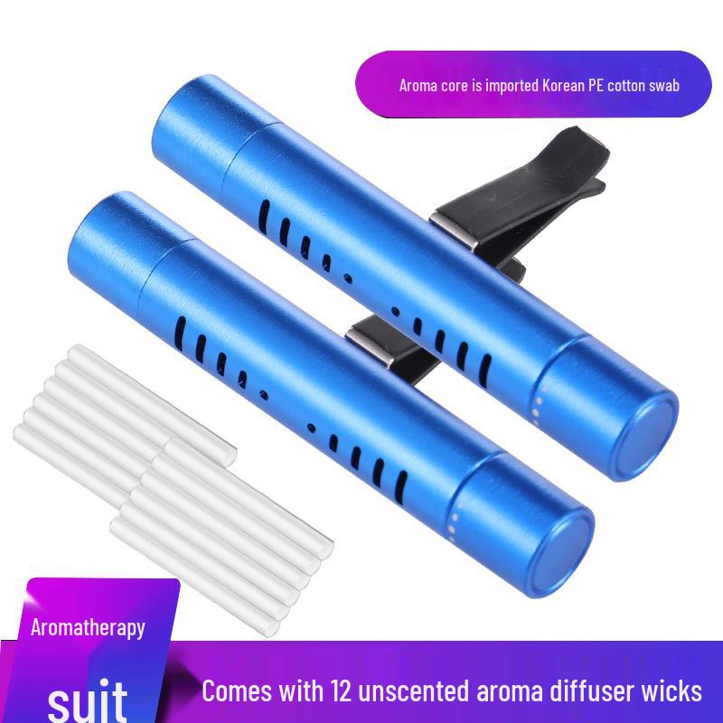 Metal Car Aromatherapy Vent Clip: Solid Perfume Ornament & Fragrance