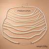 Sophisticated Pearl Body Chain For Night Out Fashion Accessories