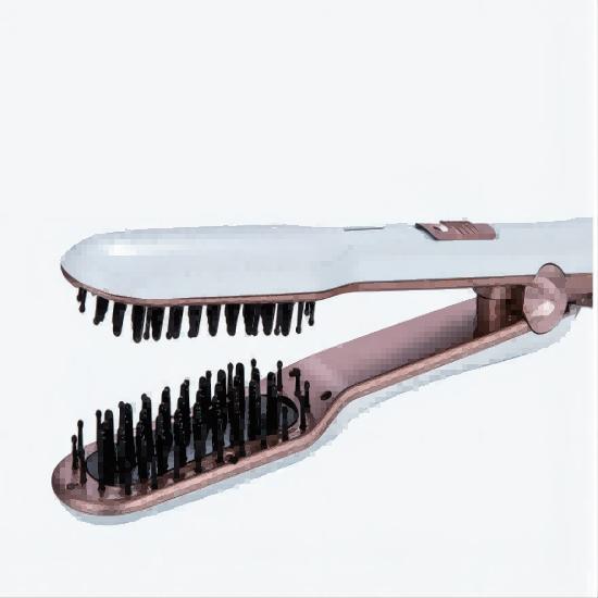 

Многофункциональный профессиональный пушистый утюжок для выпрямления волос Керамические щипцы для укладки волос, щипцы для завивки волос, выпрямитель для придания объема HS-686A розовый/белый