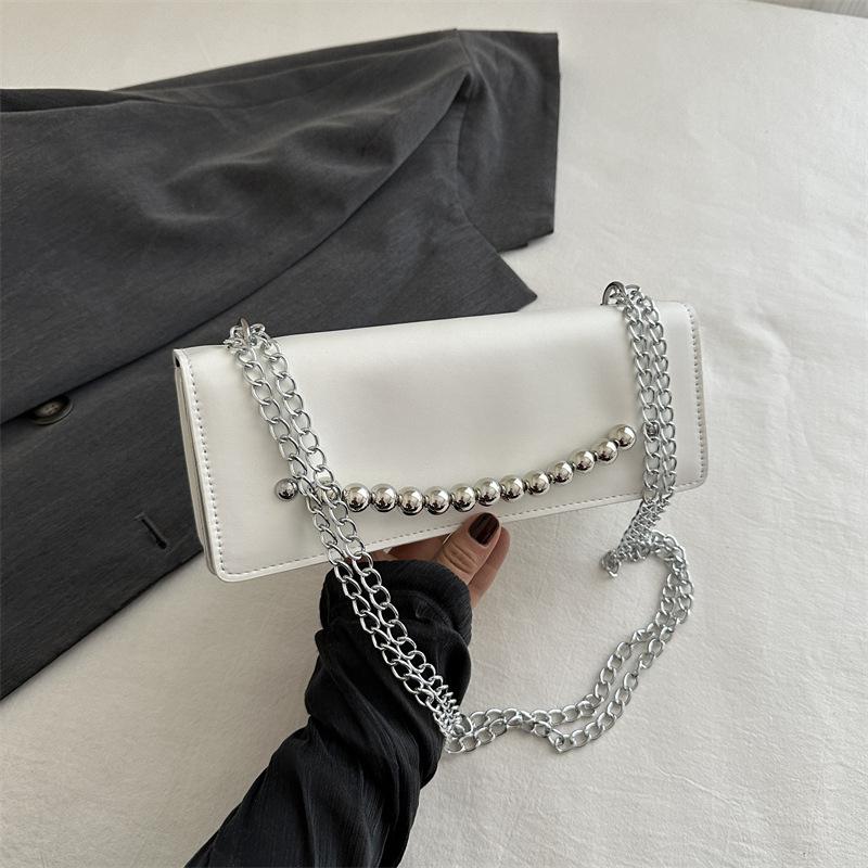 Beautiful Trendy Personality and Fashionable Summer New Style Simple Casual Hand-held Crossbody Single-shoulder Square Bag