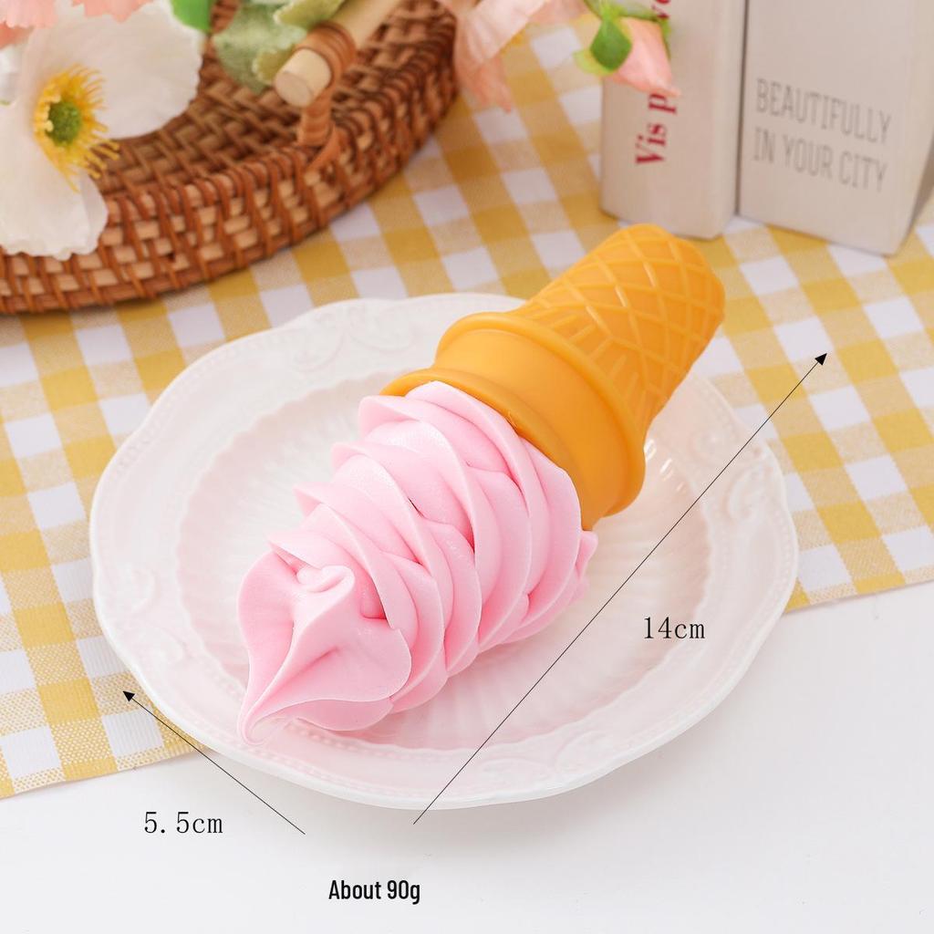 Crispy Cone Fake Ice Cream Torch Decoration Prop