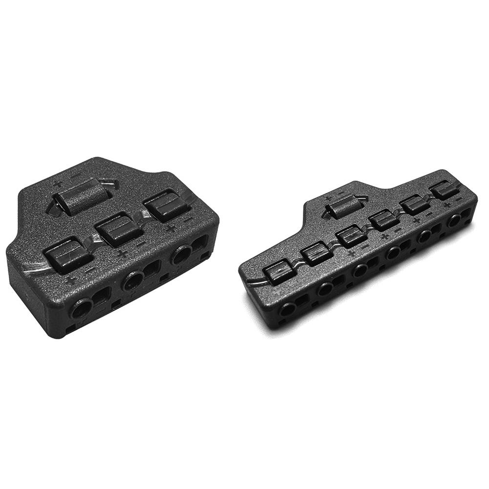 Quick Splitter  3/6 Ports Push-in Fast Quick Wire Connector Distribution Wiring Cable Splitter for LED Lighting Terminal Block