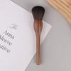 1Pc Vintage Wood Handle Makeup Brush High Quality Walnut Loose Powder Blush Foundation Contour Brush