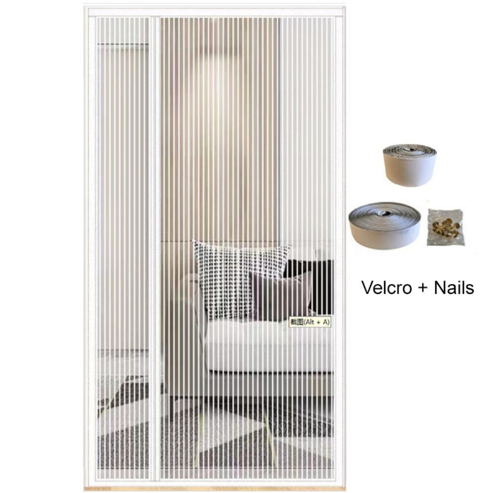 Insect-proof Side Open Magnetic Door Screen Magnetic Automatic Closing Window Screen  Summer