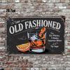 Vintage Metal Whiskey Sign Bar Wall Decor 8x12 Inch