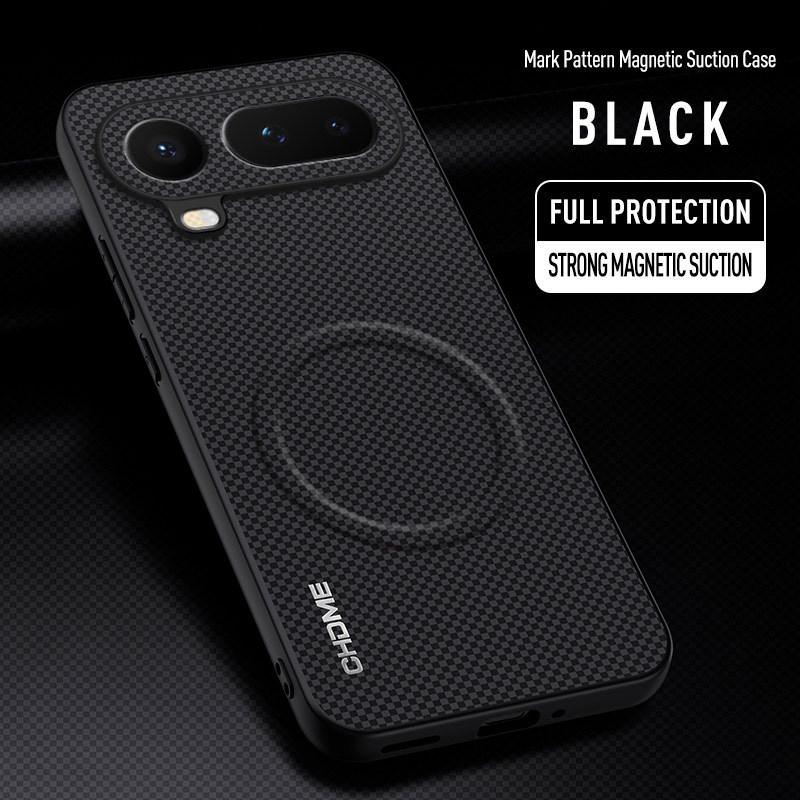Honor Magic8/X9D Drop-Proof Magnetic Suction Phone Case with New Mark Pattern.