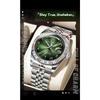 POEDAGAR Fashion High Quality Men Clock Waterproof Date Week Watch for Man Stainless Steel Luxury Quartz Watches + Box