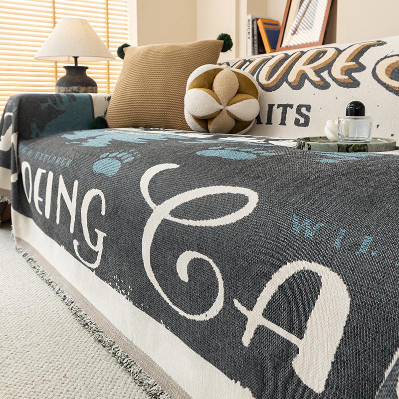 

Чехол для дивана из синели, полотенце, чехол для дивана «все включено», новая пыленепроницаемая универсальная подушка для дивана Four Seasons 180-130cm