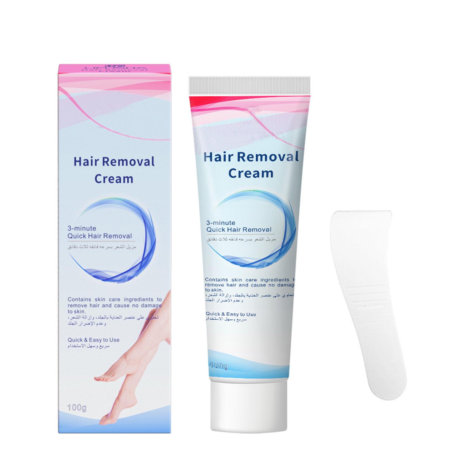 

Ніжний крем для видалення волосся на тілі для чутливої шкіри. Формула, що не викликає подразнень, зі шпателем-аплікатором для гладких результатів. Унісекс депіляційний засіб. One Size синій