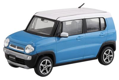 Aoshima Bunka Kyozai The Snap Kit Series Suzuki Hustler Summer Blue Metallic Plastic Model 1/32 Pre-Colored 01-D