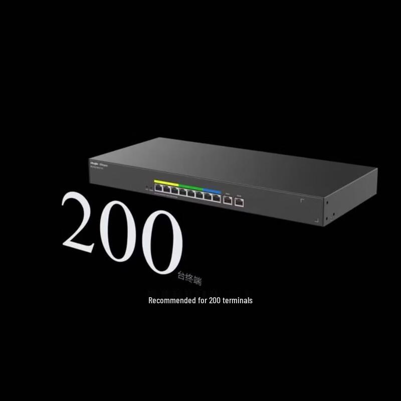 

Ruijie RG-EG210G-E V2 10-Port Gigabit Gateway Router (CN version)