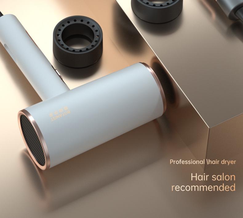 High-Power Quiet Wireless Hair Dryer with Large Airflow and Negative Ion Technology - Germany