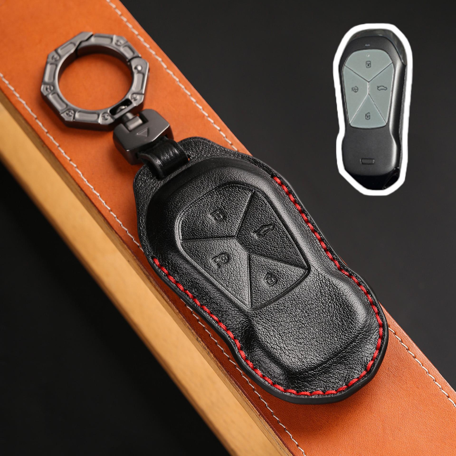 

Applicable to 2022 Xiaopeng P7 key set Xiaopeng P5 car new Xiaopeng G3i buckle Xiaopeng G3 bag high-end case чёрный