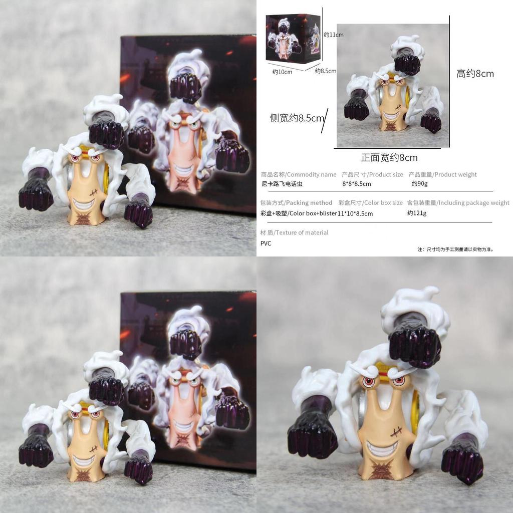 Nika Telephone Bug One Piece Gk Wano Country 5-level Awakened Sun God Nika Ruffy Action Figure Model