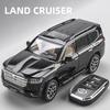 1:24 Toyota LAND CRUISER PRADO Alphard Key Control Alloy Car Model Sound and Light Children's Toy Collectibles Birthday gift
