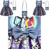 The Nightmare Before Christmas Halloween Princess Dress With Bow And Bag For Girls Age 3 To 8