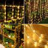 Solar-Powered Outdoor String Lights 7m 10m 22m 8 Modes Waterproof Garden Lamp for Tree Patio Fence Patio Christmas Fairy Light