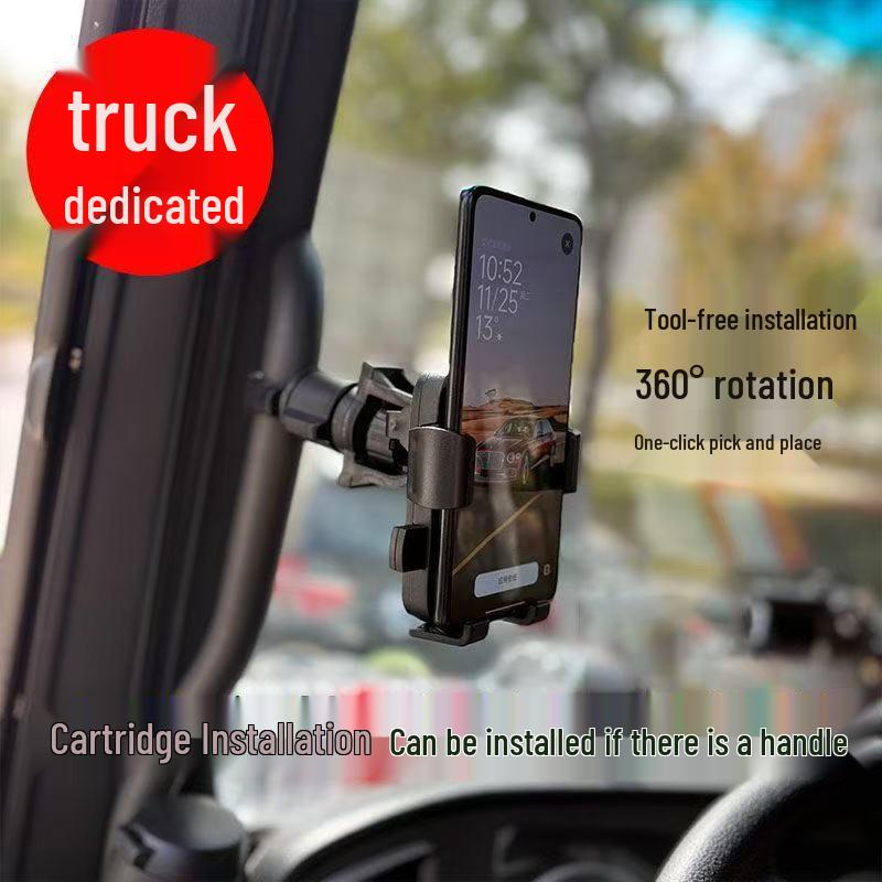 

Universal Large Vehicle Phone Holder for Trucks, Forklifts, Excavators, and Vans - Cassette Type