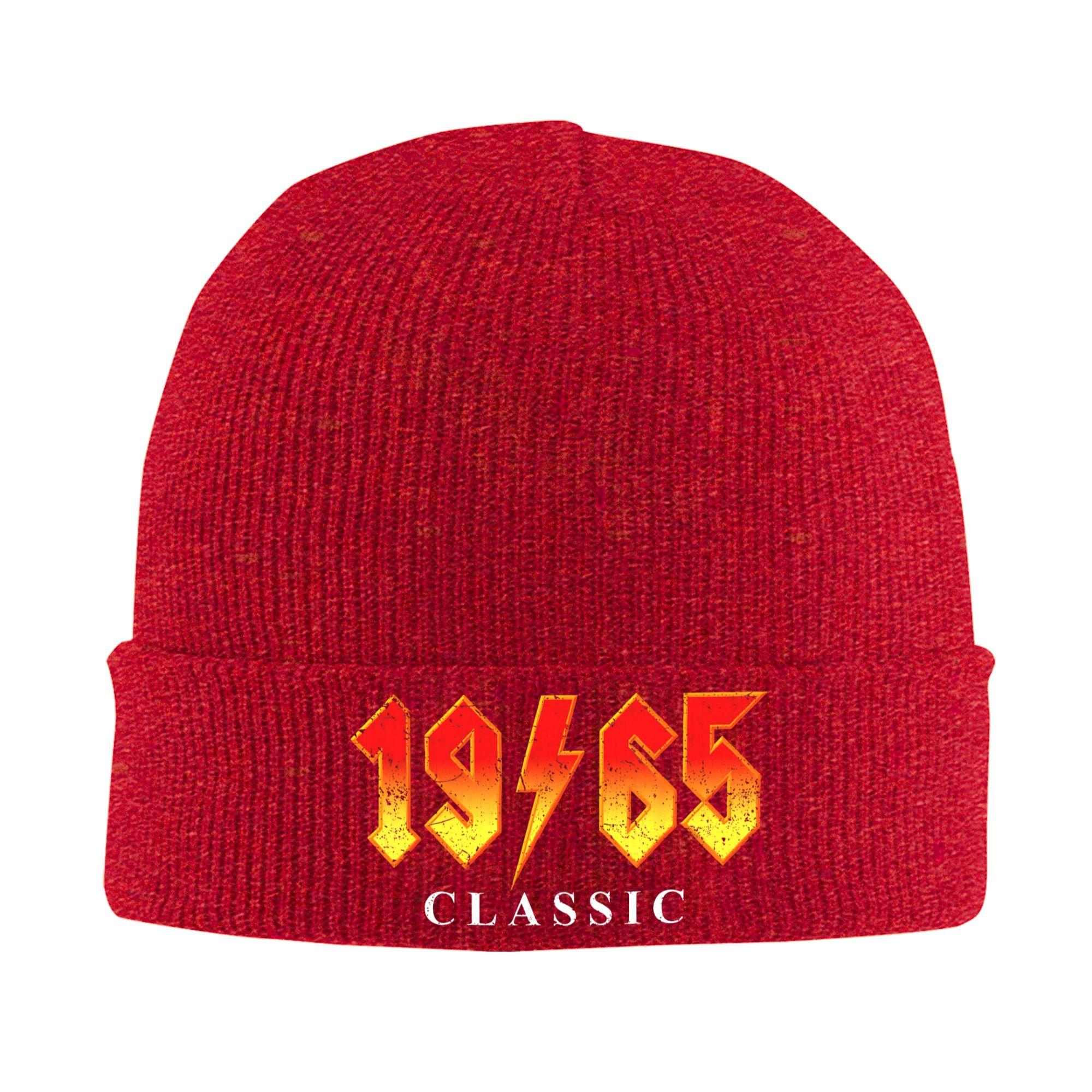 

1965 Classic Rock Legend 60 Year Old 60th Birthday Beanie Hats Bonnet Hats Men Hip Hop Hippie Skullies Beanies Spring Warm Caps One Size