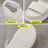 Women's Sandals 2025 New Hollow Sports Casual Soft-soled Fashion Sandals Women's Platform Velcro Roman Shoes Xia Liang