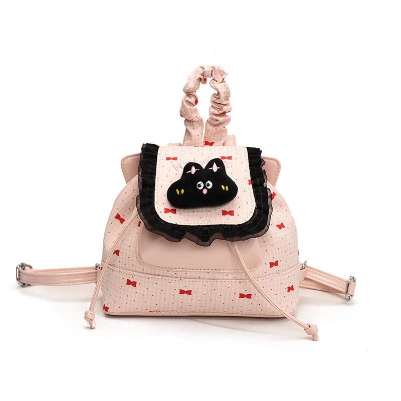 Contrasting Color Backpack Women's 2025 New Fashion High-end Texture Schoolbag College Student Travel Backpack Commuter Handbag