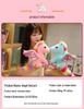 Rainbow Angel Unicorn Plush Toy - Four-Color Cartoon Animal 