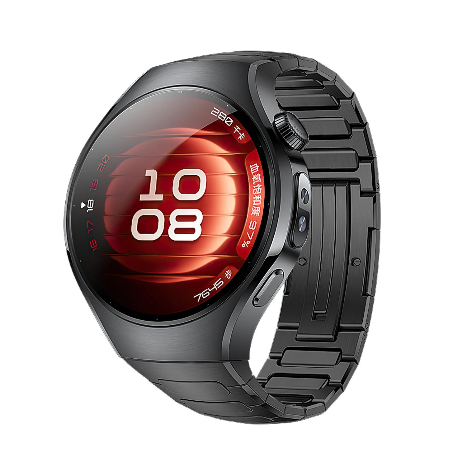 

Роскошный титановый ремешок для часов Huawei Watch 5 42MM 46MM Элегантный ремешок, совместимый с умными часами Huawei