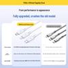 PISEN 100W 3-in-1 Fast Charging Cable, 6A for Apple and Huawei Devices