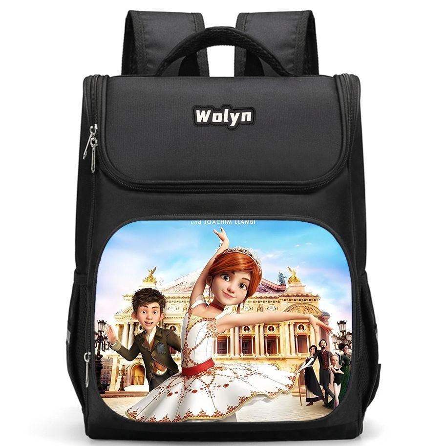Ballerina High Definition Printing High Value Anti-Hunchback Wear-Resistant School Bag Computer Bag small (grades 1-2)