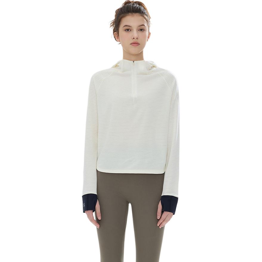 Salomon Pl Fleece Pullover Hiking Warm Running Breathable Hooded Fleece Women tops C29253 L 15800₽