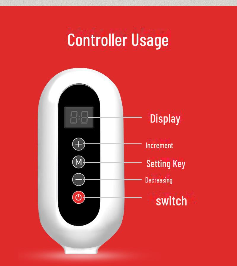 Intelligenter Mikrostrom-Fitness- und Schlankheitsgürtel für den Bauch mit Heizung, Akupunktur und EMS-Massage.