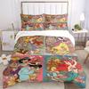 3pcs Cartoon Disney Princesses Design Quilt Cover Set - Soft and Cozy Bedroom, Guest Room and Dorm Decorative Bedding 3-Piece Set 1 Quilt Cover +