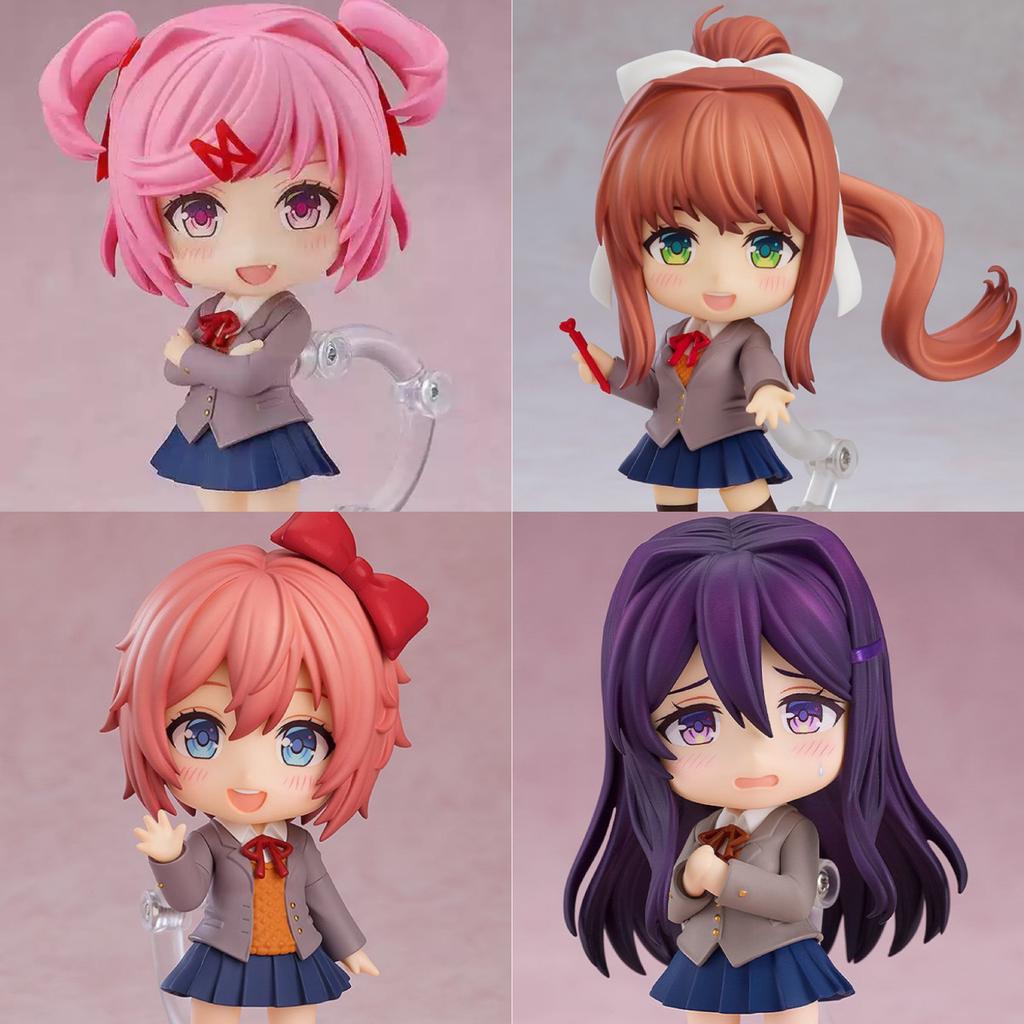 Doki Doki Literature Club Versione Q Monika 1817 Yuri 2283 Sayori 2250 Natsuki 2077 Giocattolo Ornamento Gioco Periferica Collezionabile Regalo