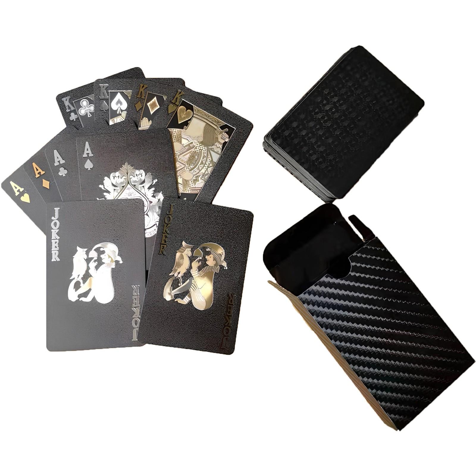 

Игральные карты 1 коробка водонепроницаемый пластиковый покер игра для взрослых и детей One Size