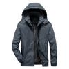 Autumn and Winter Men's Cold-resistant Large Size Casual Anti-scratch Mountaineering Jacket Plus Velvet Warm Outdoor Jacket