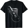 Efsanevi Blues Gitar ve Amfi Tişört Müzik Hediyeleri Unisex Yazlık Yumuşak Üstler Özel Baskılı Grafik Tişörtler Camisetas