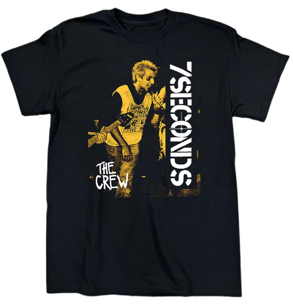 7 Seconds Band The Crew Heavy Cotton Black All Size T Shirt TT544 Unisex T-Shirt XXXXL