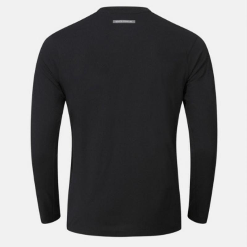 DescenT Training Regular FiT Long Sleeve T shirT B1 sq123TTl11 Blk Sky whT