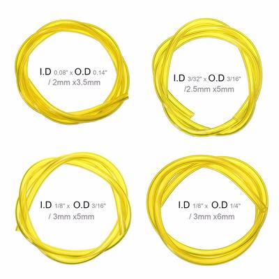 Tubo da 60 cm per benzina, tubo del gas, tosaerba, motosega, soffiatore, tubo da 2 mm/2,5 mm/3 mm