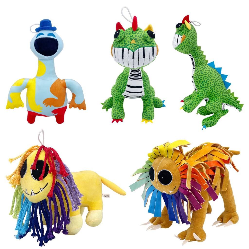 Adorable Nightmare Critters Plush Toy Featuring Green Dinosaur And Lion Design