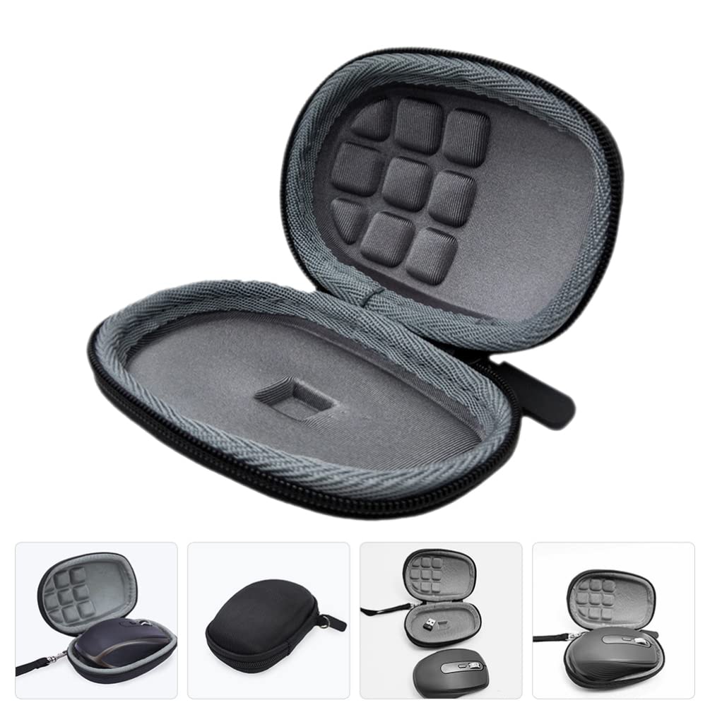 KESYOO Mouse Protective Case, EVA Portable Wireless Mouse Storage Case, 12.0 x 8.5 x 5.6 cm, Shockproof and Durable, Ideal for Travel and Home Use