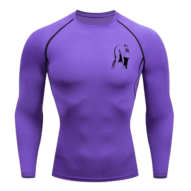 Fitness Sportswear Teenagers Men Tshirt Zero Two Graphic Tops Tight Training Clothes Boys Compression Running Basketball Clothes