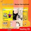 Genuine Daylily Self-Heating Patch: 12-Hour Warm Compress for Women & Elderly.