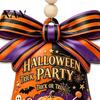 Home Wall Door Decoration Halloween USA Liberty Bell Ornament, 2D Acrylic Spooky Pumpkin Autumn Holiday Ornaments Ghost Hanging for Party Decor