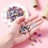 20/50/100pcs Sparkling Solid Color&Gradient Glass Soft Clay Decorative Beads Soft Clay Beads Loose Beads DIY Starry Sky Barrier Beads Jewelry
