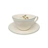 Wedgwood Joyful Holiday Raspberry Teacup and Saucer