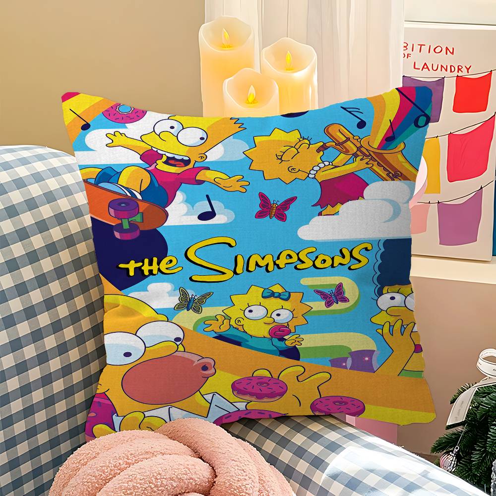 Cartoon T-Der Coole S-Simpsons Personalisierte Bildtext Heimdeko Kissen Haushaltsgeschenke 45x45cm