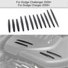 Car Engine Hood Decor Cover Trim Bezels For Dodge Challenger Charger 09+ Carbon