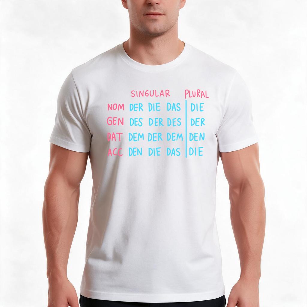 Gerunisex Grammar Articles Tshirt Summer Casual Cotton Tee Oversized Streetwear Tops Vintage Graphic Print Unisex Unisex Unisex