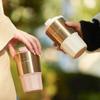 MOMOCONCEPT Geometric Ridge Insulated Coffee Cup